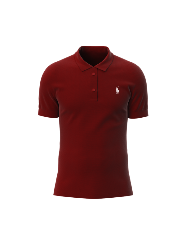 Casual Polo Maroon